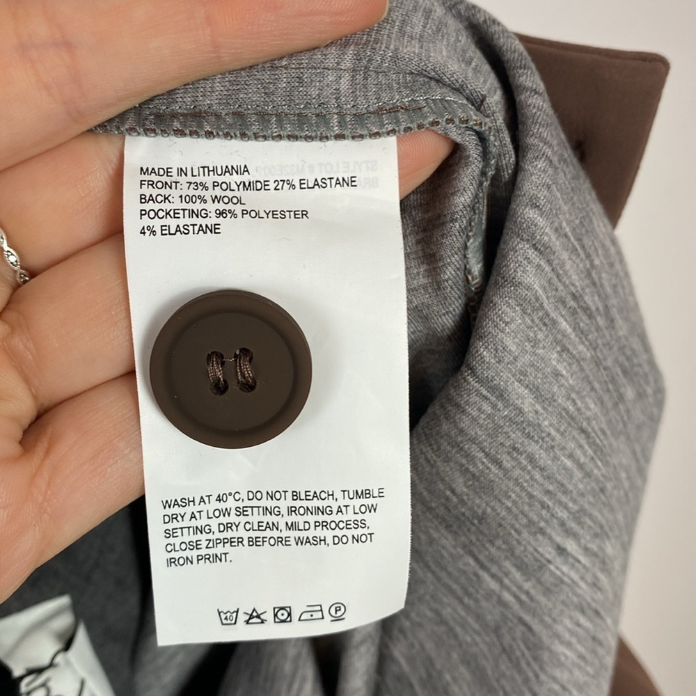 Tom Brady Golf Structured Techtrack Pants in French Roast size 30 - Picture 13 of 13